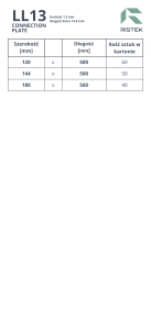Płytki kolczaste wymiary ll13connection