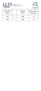 Płaskie łączniki ciesielskie ll13combi